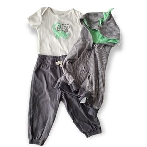 Carter's 3-Piece Little Jacket Set, size 9 Months